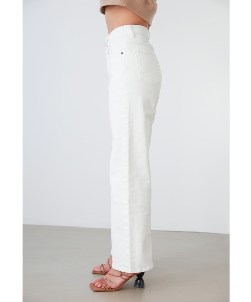 ALEXIA STAM（アリシアスタン）の「【ViVi 10月号掲載】Center Press Denim Pants/センタープレスデニムパンツ（デニムパンツ・レディース・ブルー/ホワイト/ブラック系その他・XS/M/S）」の7枚目の写真