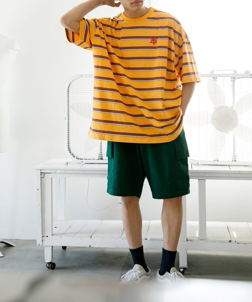 Adoon plain(アドーンプレーン)の「【Adoon plain】カーゴハーフパンツ(カーゴパンツ・メンズ・ブラック/グリーン・SMALL/MEDIUM/LARGE)」の11枚目の写真