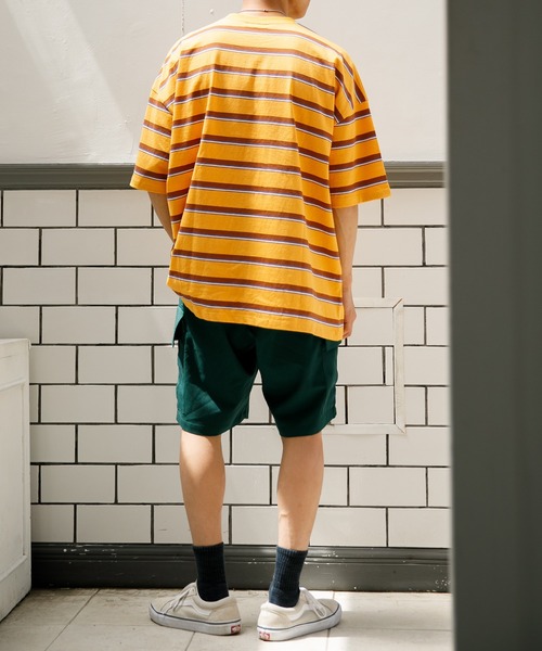 Adoon plain(アドーンプレーン)の「【Adoon plain】カーゴハーフパンツ(カーゴパンツ・メンズ・ブラック/グリーン・SMALL/MEDIUM/LARGE)」の14枚目の写真