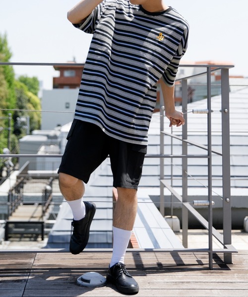 Adoon plain(アドーンプレーン)の「【Adoon plain】カーゴハーフパンツ(カーゴパンツ・メンズ・ブラック/グリーン・SMALL/MEDIUM/LARGE)」の3枚目の写真