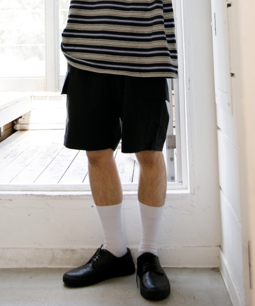 Adoon plain(アドーンプレーン)の「【Adoon plain】カーゴハーフパンツ(カーゴパンツ・メンズ・ブラック/グリーン・SMALL/MEDIUM/LARGE)」の7枚目の写真