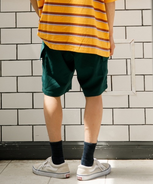 Adoon plain(アドーンプレーン)の「【Adoon plain】カーゴハーフパンツ(カーゴパンツ・メンズ・ブラック/グリーン・SMALL/MEDIUM/LARGE)」の20枚目の写真