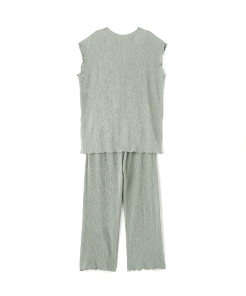 FREE'S MART（フリーズマート）の「楊柳カットソーセットアップ（ワンピース・レディース・ブラック/グレー/ライトグリーン・FREE）」の17枚目の写真