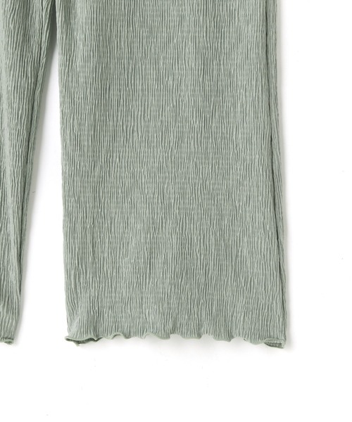 FREE'S MART（フリーズマート）の「楊柳カットソーセットアップ（ワンピース・レディース・ブラック/グレー/ライトグリーン・FREE）」の11枚目の写真