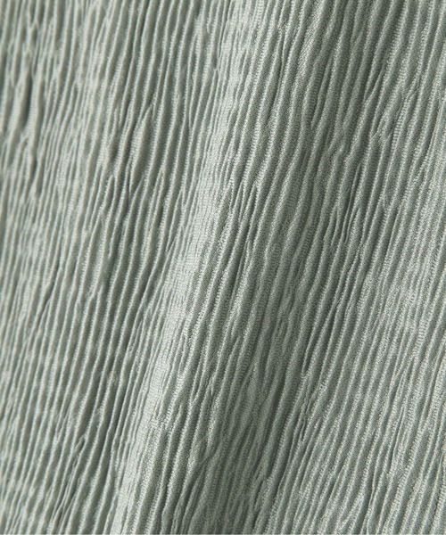 FREE'S MART（フリーズマート）の「楊柳カットソーセットアップ（ワンピース・レディース・ブラック/グレー/ライトグリーン・FREE）」の10枚目の写真