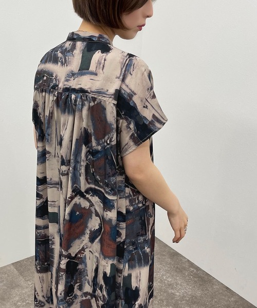 apres jour mignon（アプレジュールミニョン）の「バンドカラーワンピース紐ベルトＳＥＴ【ZOZOTOWN限定アイテム】（ワンピース・レディース・ブラック系その他/オレンジ系その他・X-LARGE/フリー）」の11枚目の写真