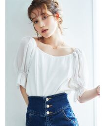 RESEXXY | スリーブ切替2WAYトップス(Tシャツ/カットソー)