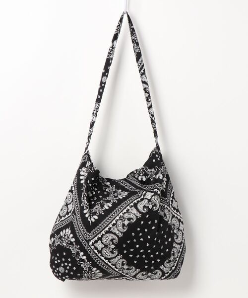 histoire(イストワール)の「バンダナ柄トートバッグ(ショルダーバッグ・レディース・ホワイト/ブラック・FREE)」の19枚目の写真