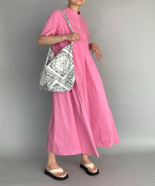 histoire(イストワール)の「バンダナ柄トートバッグ(ショルダーバッグ・レディース・ホワイト/ブラック・FREE)」の16枚目の写真