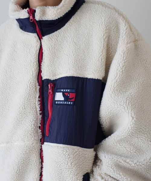 Mark Gonzales（マーク・ゴンザレス）の「【 Mark Gonzales / マークゴンザレス 】 リバーシブル スタンドカラー ジャケット（その他アウター・メンズ・ブラック/ベージュ/ネイビー・M/L/XL）」の16枚目の写真