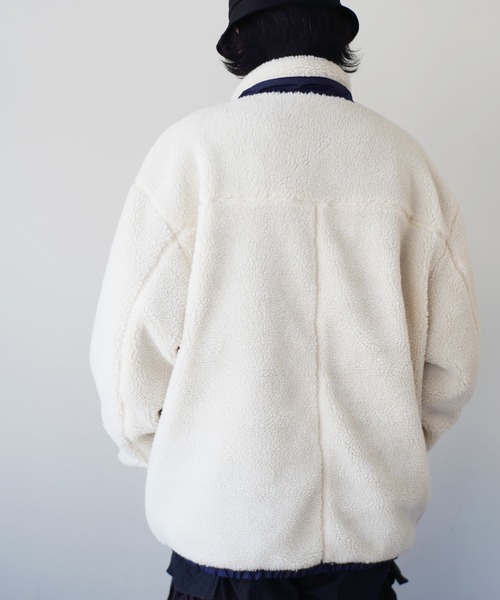 Mark Gonzales（マーク・ゴンザレス）の「【 Mark Gonzales / マークゴンザレス 】 リバーシブル スタンドカラー ジャケット（その他アウター・メンズ・ブラック/ベージュ/ネイビー・M/L/XL）」の17枚目の写真