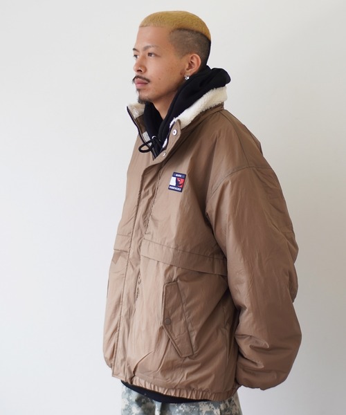 Mark Gonzales（マーク・ゴンザレス）の「【 Mark Gonzales / マークゴンザレス 】 リバーシブル スタンドカラー ジャケット（その他アウター・メンズ・ブラック/ベージュ/ネイビー・M/L/XL）」の4枚目の写真