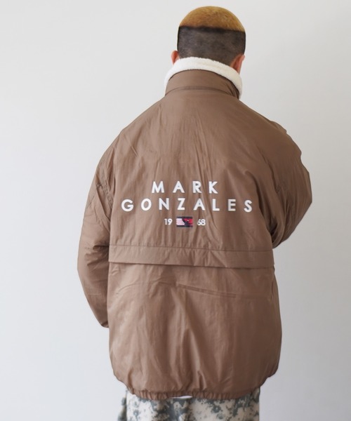 Mark Gonzales（マーク・ゴンザレス）の「【 Mark Gonzales / マークゴンザレス 】 リバーシブル スタンドカラー ジャケット（その他アウター・メンズ・ブラック/ベージュ/ネイビー・M/L/XL）」の5枚目の写真