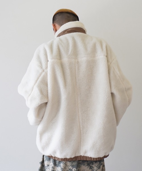 Mark Gonzales（マーク・ゴンザレス）の「【 Mark Gonzales / マークゴンザレス 】 リバーシブル スタンドカラー ジャケット（その他アウター・メンズ・ブラック/ベージュ/ネイビー・M/L/XL）」の8枚目の写真