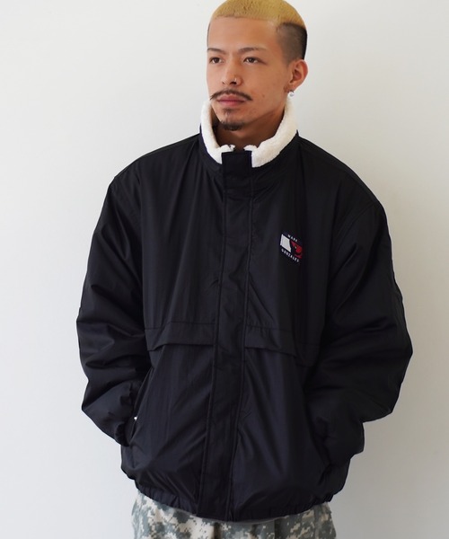 Mark Gonzales（マーク・ゴンザレス）の「【 Mark Gonzales / マークゴンザレス 】 リバーシブル スタンドカラー ジャケット（その他アウター・メンズ・ブラック/ベージュ/ネイビー・M/L/XL）」の10枚目の写真