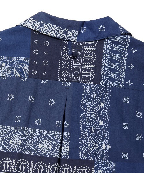 VIVASTUDIO（ビバスタジオ）の「TWO TONE BANDANA SHIRTS（シャツ/ブラウス・メンズ・ブラック/ブルー・MEDIUM/LARGE）」の11枚目の写真