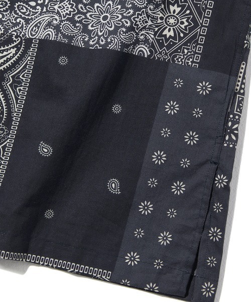 VIVASTUDIO（ビバスタジオ）の「TWO TONE BANDANA SHIRTS（シャツ/ブラウス・メンズ・ブラック/ブルー・MEDIUM/LARGE）」の16枚目の写真