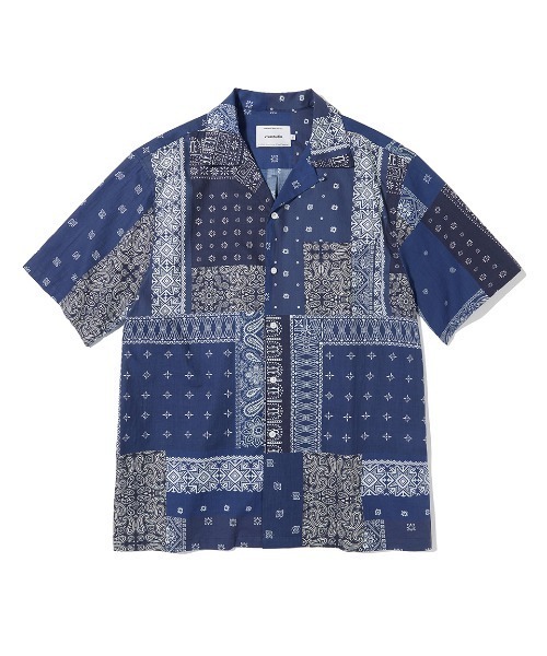 VIVASTUDIO（ビバスタジオ）の「TWO TONE BANDANA SHIRTS（シャツ/ブラウス・メンズ・ブラック/ブルー・MEDIUM/LARGE）」の10枚目の写真