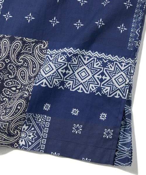 VIVASTUDIO（ビバスタジオ）の「TWO TONE BANDANA SHIRTS（シャツ/ブラウス・メンズ・ブラック/ブルー・MEDIUM/LARGE）」の22枚目の写真