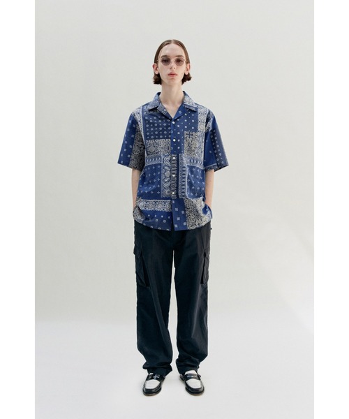VIVASTUDIO（ビバスタジオ）の「TWO TONE BANDANA SHIRTS（シャツ/ブラウス・メンズ・ブラック/ブルー・MEDIUM/LARGE）」の12枚目の写真