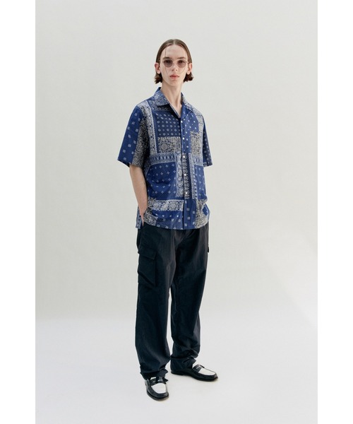 VIVASTUDIO（ビバスタジオ）の「TWO TONE BANDANA SHIRTS（シャツ/ブラウス・メンズ・ブラック/ブルー・MEDIUM/LARGE）」の9枚目の写真