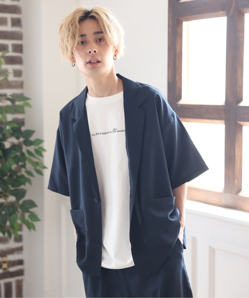 ACE SHOP（エースショップ）の「イージーケアJKT【SETUP可】（テーラードジャケット・メンズ・ネイビー/ブラック/ベージュ・FREE）」の12枚目の写真