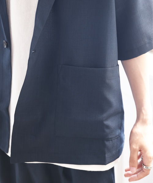 ACE SHOP（エースショップ）の「イージーケアJKT【SETUP可】（テーラードジャケット・メンズ・ネイビー/ブラック/ベージュ・FREE）」の18枚目の写真