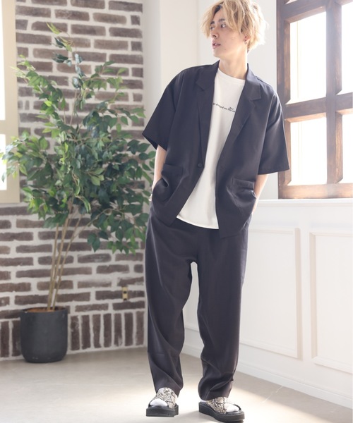 ACE SHOP（エースショップ）の「イージーケアJKT【SETUP可】（テーラードジャケット・メンズ・ネイビー/ブラック/ベージュ・FREE）」の21枚目の写真