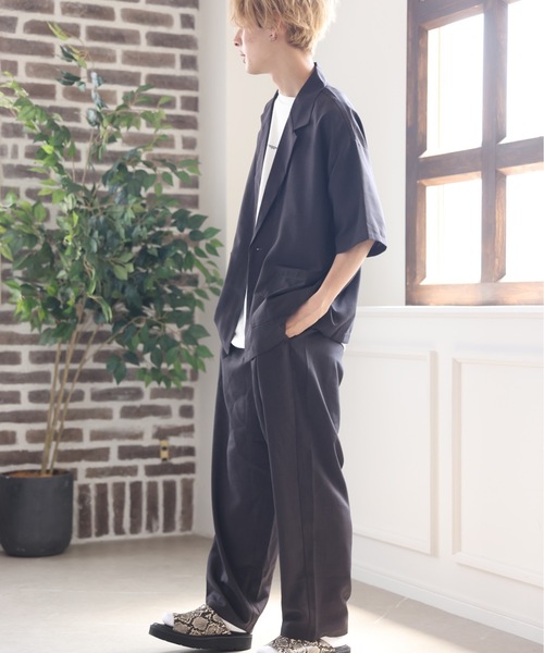 ACE SHOP（エースショップ）の「イージーケアJKT【SETUP可】（テーラードジャケット・メンズ・ネイビー/ブラック/ベージュ・FREE）」の22枚目の写真