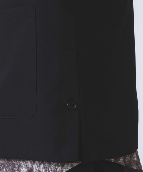 WEGO(ウィゴー)の「WEGO/ハーフスリーブビックシルエット5分袖テーラードジャケット(テーラードジャケット・メンズ・ダークグレー/ブラック・MEDIUM/LARGE)」の13枚目の写真