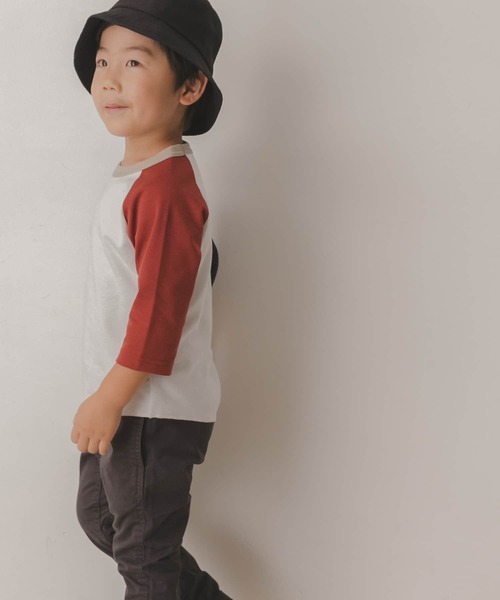 URBAN RESEARCH DOORS(アーバンリサーチドアーズ)の「7分袖クレイジーポンチTシャツ(KIDS)(Tシャツ/カットソー・キッズ・パープル/ネイビー・120/105/150/135)」の3枚目の写真