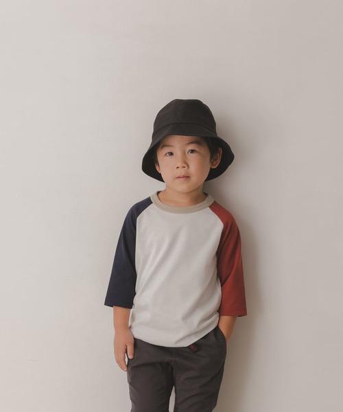 URBAN RESEARCH DOORS(アーバンリサーチドアーズ)の「7分袖クレイジーポンチTシャツ(KIDS)(Tシャツ/カットソー・キッズ・パープル/ネイビー・120/105/150/135)」の4枚目の写真
