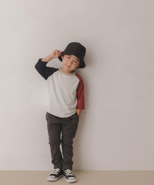 URBAN RESEARCH DOORS(アーバンリサーチドアーズ)の「7分袖クレイジーポンチTシャツ(KIDS)(Tシャツ/カットソー・キッズ・パープル/ネイビー・120/105/150/135)」の5枚目の写真