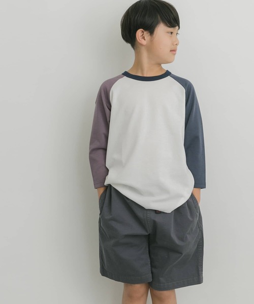 URBAN RESEARCH DOORS(アーバンリサーチドアーズ)の「7分袖クレイジーポンチTシャツ(KIDS)(Tシャツ/カットソー・キッズ・パープル/ネイビー・120/105/150/135)」の10枚目の写真