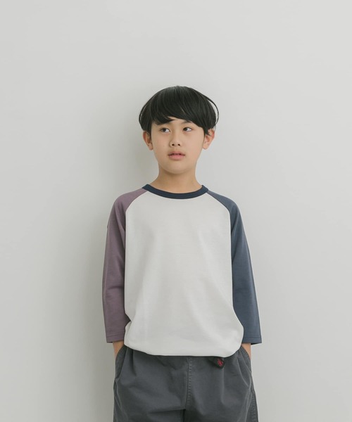 URBAN RESEARCH DOORS(アーバンリサーチドアーズ)の「7分袖クレイジーポンチTシャツ(KIDS)(Tシャツ/カットソー・キッズ・パープル/ネイビー・120/105/150/135)」の11枚目の写真