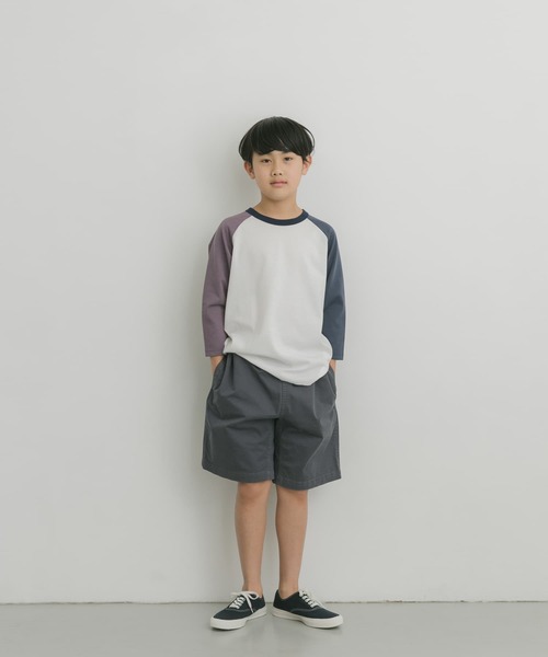 URBAN RESEARCH DOORS(アーバンリサーチドアーズ)の「7分袖クレイジーポンチTシャツ(KIDS)(Tシャツ/カットソー・キッズ・パープル/ネイビー・120/105/150/135)」の12枚目の写真