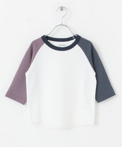 URBAN RESEARCH DOORS(アーバンリサーチドアーズ)の「7分袖クレイジーポンチTシャツ(KIDS)(Tシャツ/カットソー・キッズ・パープル/ネイビー・120/105/150/135)」の16枚目の写真