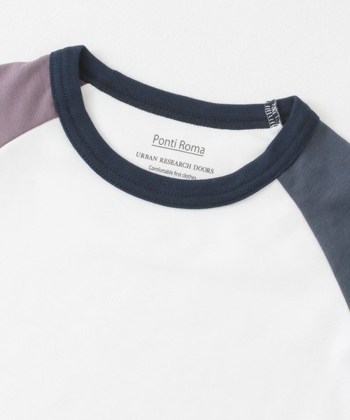 URBAN RESEARCH DOORS(アーバンリサーチドアーズ)の「7分袖クレイジーポンチTシャツ(KIDS)(Tシャツ/カットソー・キッズ・パープル/ネイビー・120/105/150/135)」の19枚目の写真