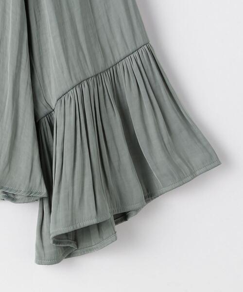 green label relaxing(グリーンレーベルリラクシング)の「ビッグ フリル カラー ブラウス(シャツ/ブラウス・レディース・ブラック/ライム/その他1・FREE)」の15枚目の写真