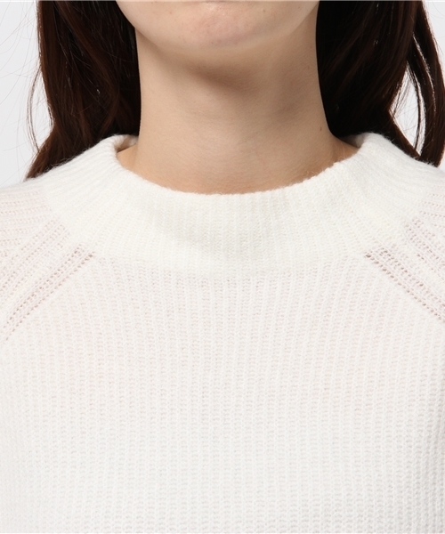 CIAOPANIC（チャオパニック）の「【Ciaopanic】アンゴラ/PUボトルNP/O（ニット/セーター・レディース・オフホワイト/グレー/レッド/ネイビー・FREE）」の8枚目の写真