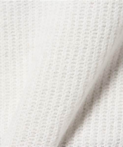 CIAOPANIC（チャオパニック）の「【Ciaopanic】アンゴラ/PUボトルNP/O（ニット/セーター・レディース・オフホワイト/グレー/レッド/ネイビー・FREE）」の10枚目の写真