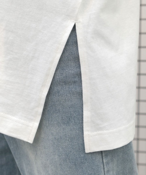 CORNERS（コーナーズ）の「カレッジロゴ　BIG　Tee（Tシャツ/カットソー・レディース・オフホワイト/グリーン/オートミール/スミクロ・FREE）」の9枚目の写真