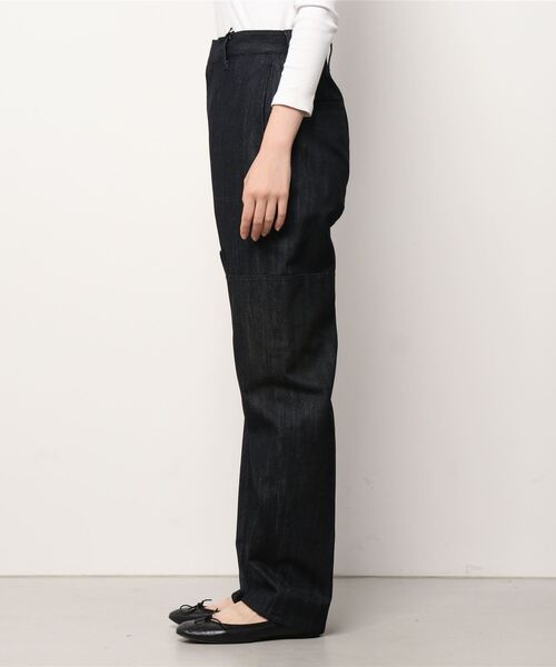 G.V.G.V.(ジーヴィージーヴィー)の「DENIM STRAIGHT PANTS(デニムパンツ・レディース・ダークネイビー・36/34)」の4枚目の写真