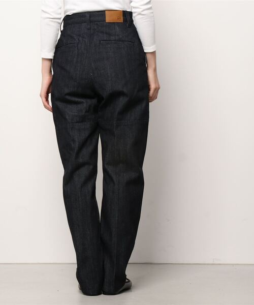 G.V.G.V.(ジーヴィージーヴィー)の「DENIM STRAIGHT PANTS(デニムパンツ・レディース・ダークネイビー・36/34)」の8枚目の写真