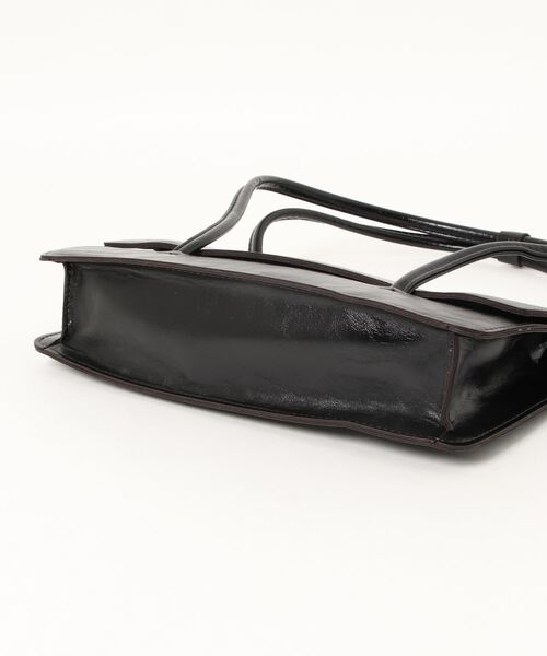 Didot.showroom(ディドット ショールーム)の「leather square handle bag(ハンドバッグ・レディース・ブラック/イエロー/グリーン/アイボリー・FREE)」の17枚目の写真