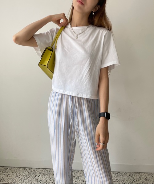 Didot.showroom(ディドット ショールーム)の「leather square handle bag(ハンドバッグ・レディース・ブラック/イエロー/グリーン/アイボリー・FREE)」の8枚目の写真