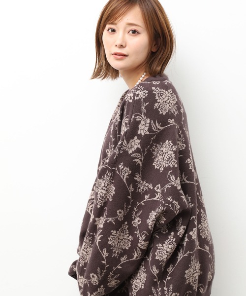 JUNRED(ジュンレッド)の「ジャガードニットプルオーバー(ニット/セーター・メンズ・ベージュ/キャメル/ブラック/ライトグレー・S/M/L)」の9枚目の写真