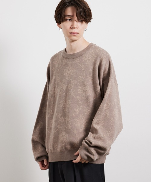 JUNRED(ジュンレッド)の「ジャガードニットプルオーバー(ニット/セーター・メンズ・ベージュ/キャメル/ブラック/ライトグレー・S/M/L)」の16枚目の写真