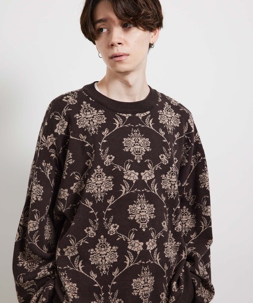 JUNRED(ジュンレッド)の「ジャガードニットプルオーバー(ニット/セーター・メンズ・ベージュ/キャメル/ブラック/ライトグレー・S/M/L)」の20枚目の写真