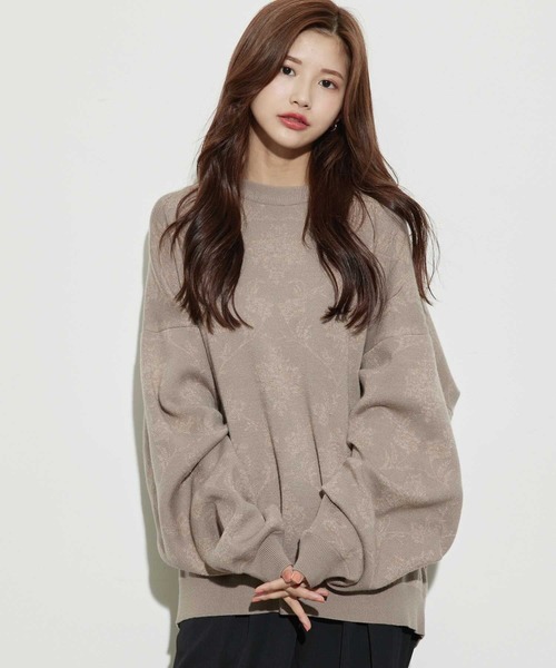 JUNRED(ジュンレッド)の「ジャガードニットプルオーバー(ニット/セーター・メンズ・ベージュ/キャメル/ブラック/ライトグレー・S/M/L)」の17枚目の写真